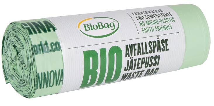 Biobag Biojätepussi 20 Litraa, 15 kpl/rulla yrityksille