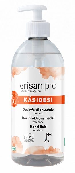 Erisan Pro Käsidesi 500 ml pumppupullo – 8060 yrityksille