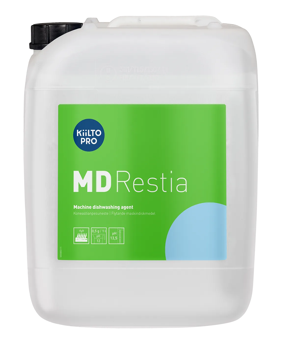 Kiilto Pro MD Restia konetiskiaine 20 L yrityksille