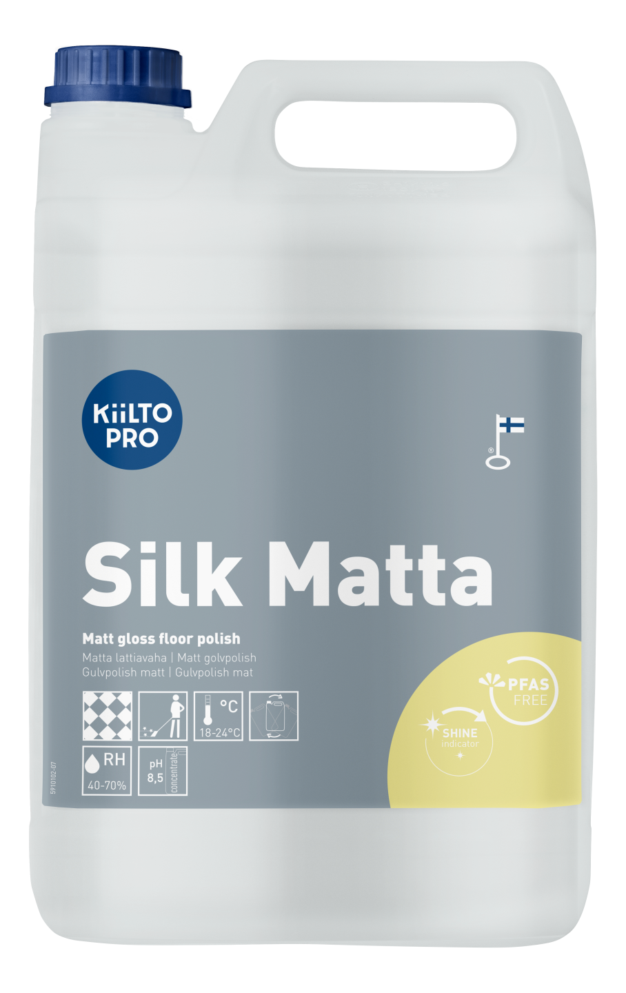 Kiilto Pro Silk Matta lattiavaha 5 L – 41035 yrityksille