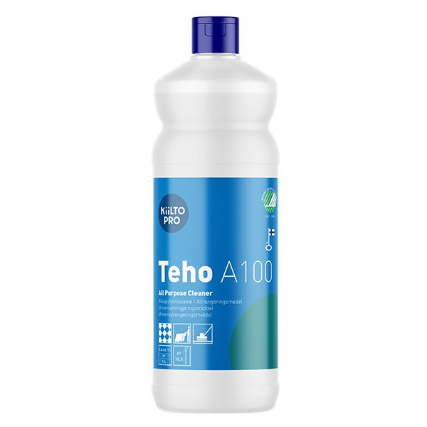 Kiilto Pro Teho A 100 yleispuhdistusaine 1L yrityksille