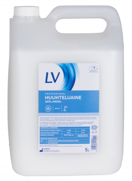 LV huuhteluaine hajusteeton 5 L yrityksille