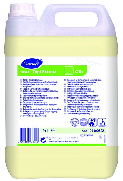 TASKI Tapi Extract tekstiili- ja mattopesuaine 5 L – 101100322 yrityksille