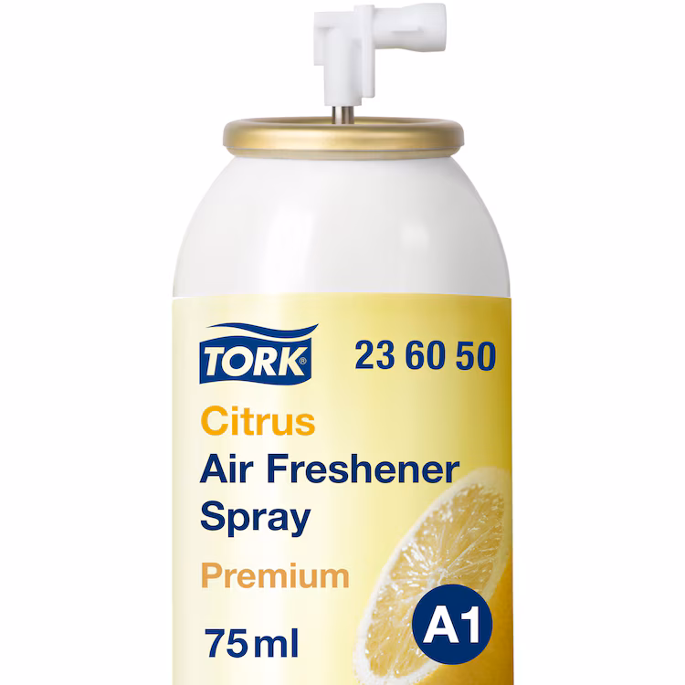 Tork A1 Premium sitruksinen ilmanraikastinsuihke 75 ml – 236050 yrityksille