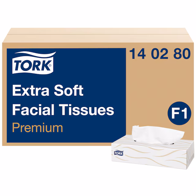 Tork F1 Extra Soft kasvopyyhe erittäin pehmeä valkoinen 100 kpl yrityksille