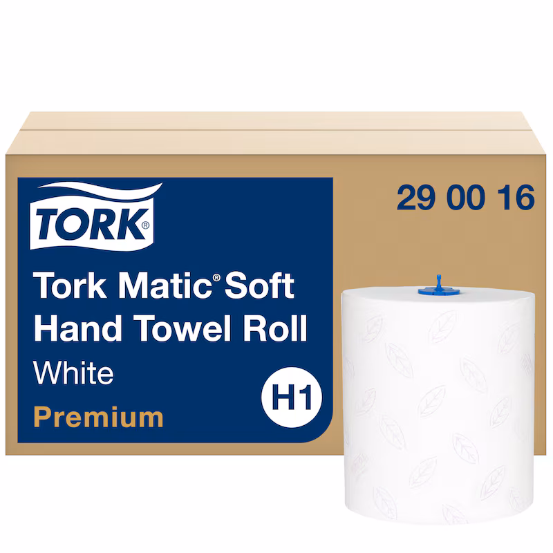 Tork H1 Matic Soft rullakäsipyyhe 2-krs, 100 metriä / 6 rullaa - 290016 yrityksille