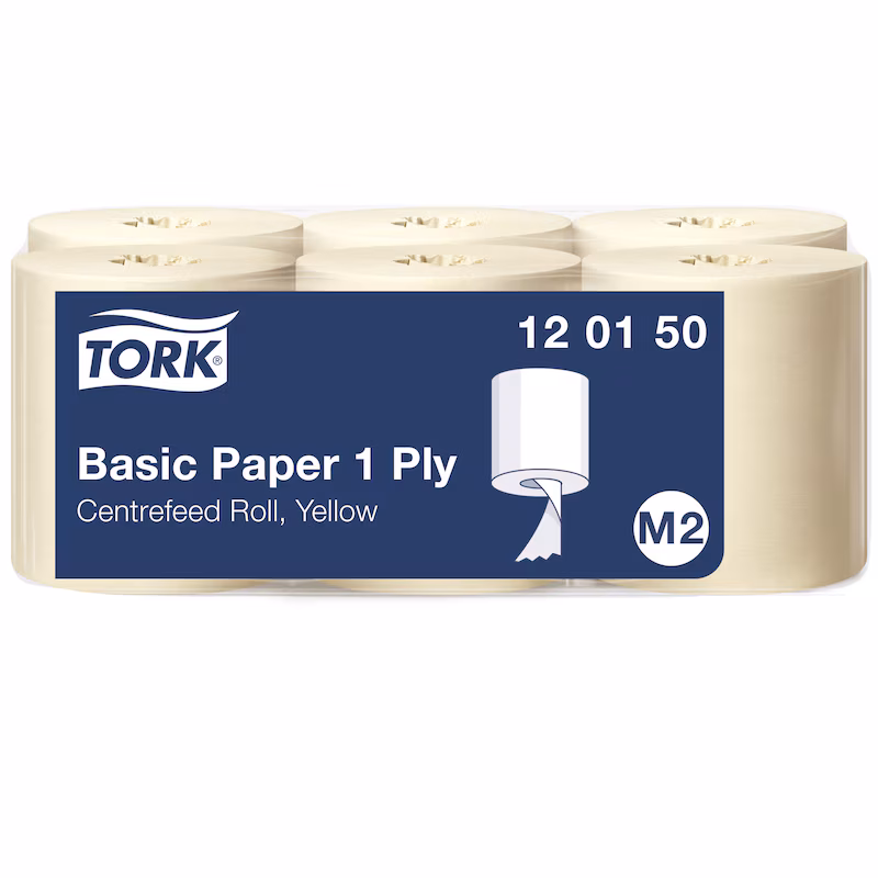 Tork M2 Basic vetopyyhe 1-krs, 300 metriä / 6 rullaa yrityksille