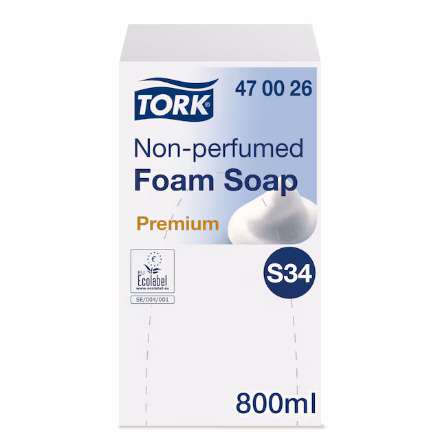 Tork S34 Classic vaahtosaippua 800 ml – 470026 yrityksille