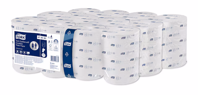 Tork T7 Advanced OptiServe® hylsytön WC-paperi 2-krs valkoinen 24 rll – 472630 yrityksille