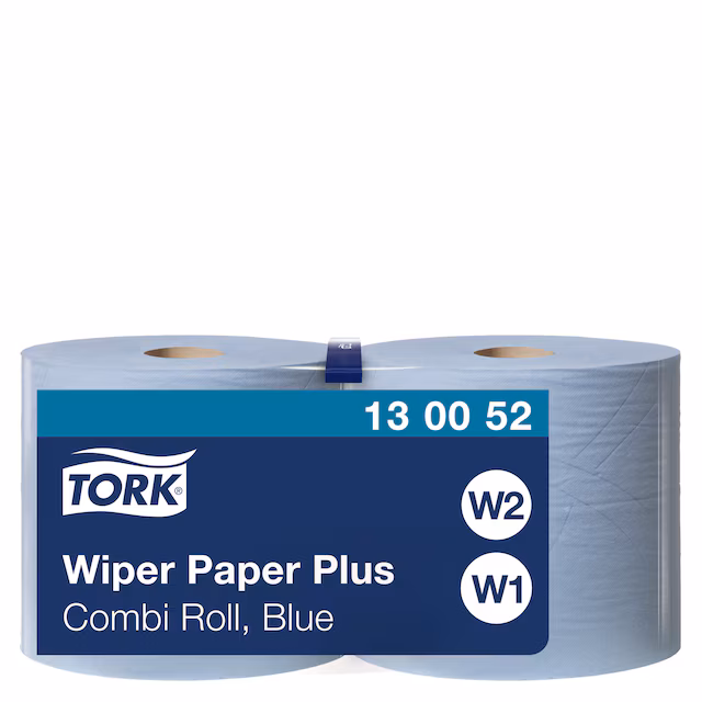 Tork W1/W2 Plus 420 paperipyyhe 2-krs sininen 23,5 cm × 255 m 2 rll – 130052 yrityksille